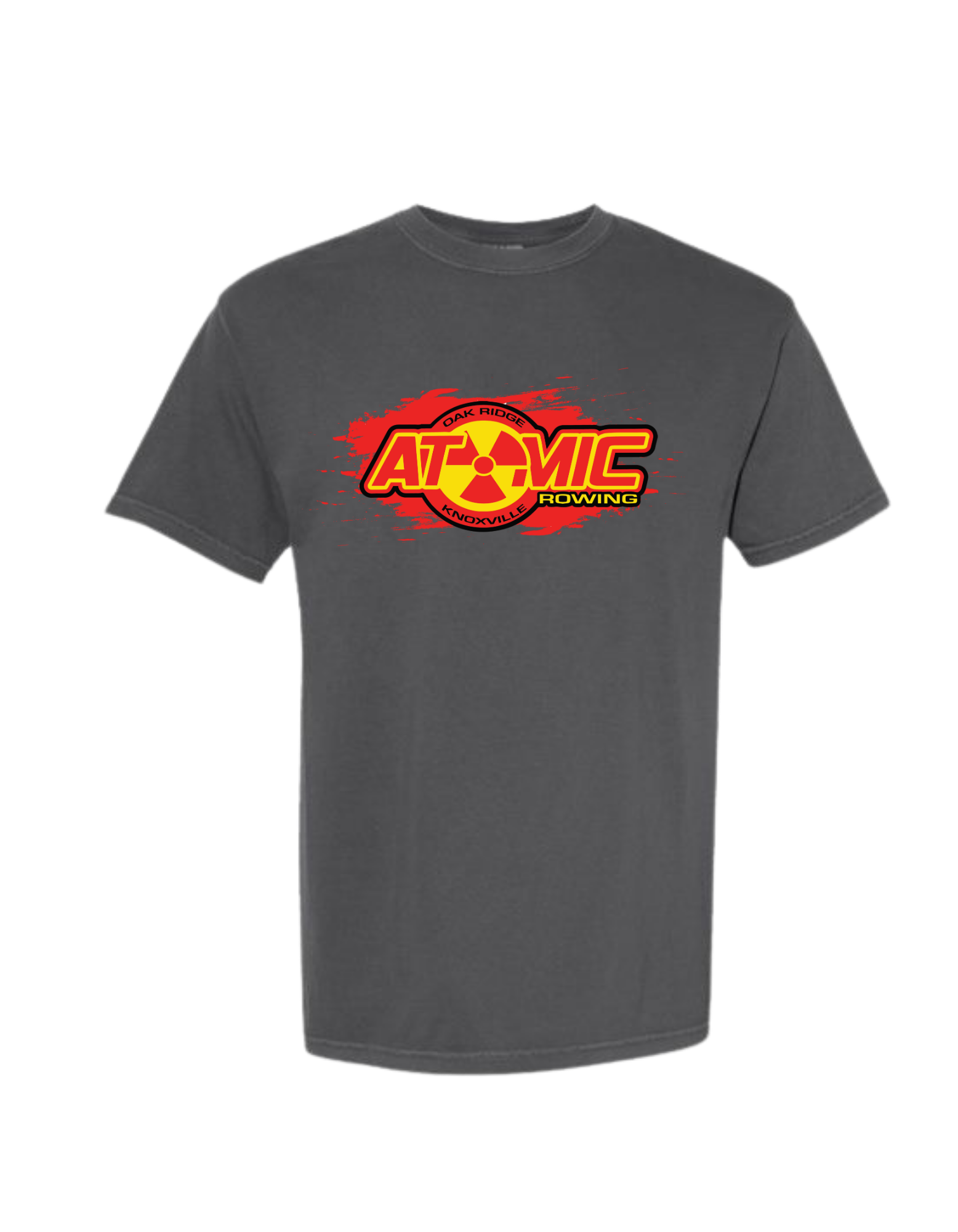 Comfort Colors Grunge Atomic T shirt – Atomic Rowing Boosters